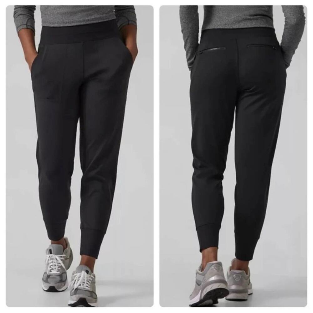 Athleta Pants Womens Small Black Venice Jogger Casual Pull On Athleisure Travel